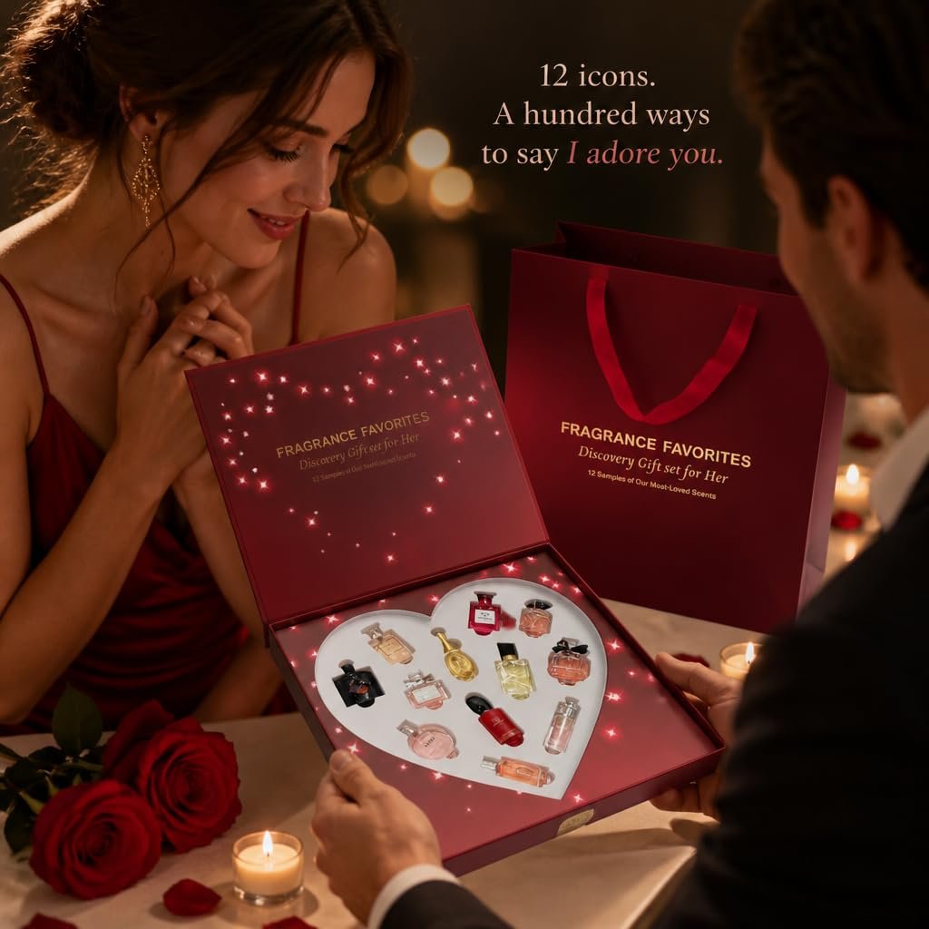 12-Piece Mini Perfume Gift Set – Perfect Gift for Her